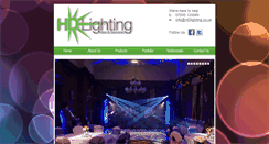Desktop Screenshot of hdlighting.co.uk